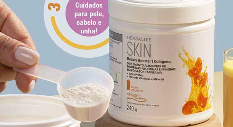 O Beauty Booster Colágeno Verisol® é perfeito para incluir da pele, cabelos e unhas