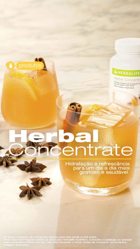 Herbal Concentrate Hidratação e Refrescância para um dia a dia mais gostoso e sustentável.