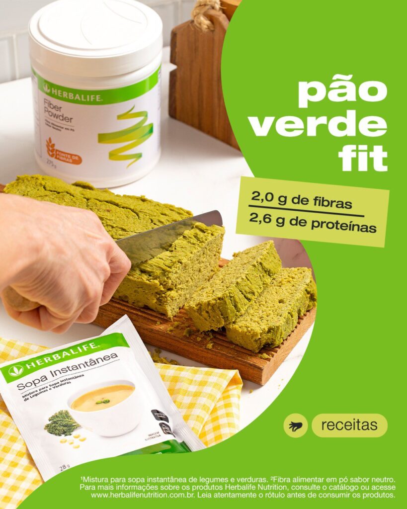 O nosso Pão Verde Fit é delicioso, muito prático de fazer e, ainda melhor, pode ser guardado fatiado no congelador ou geladeira depois de pronto.