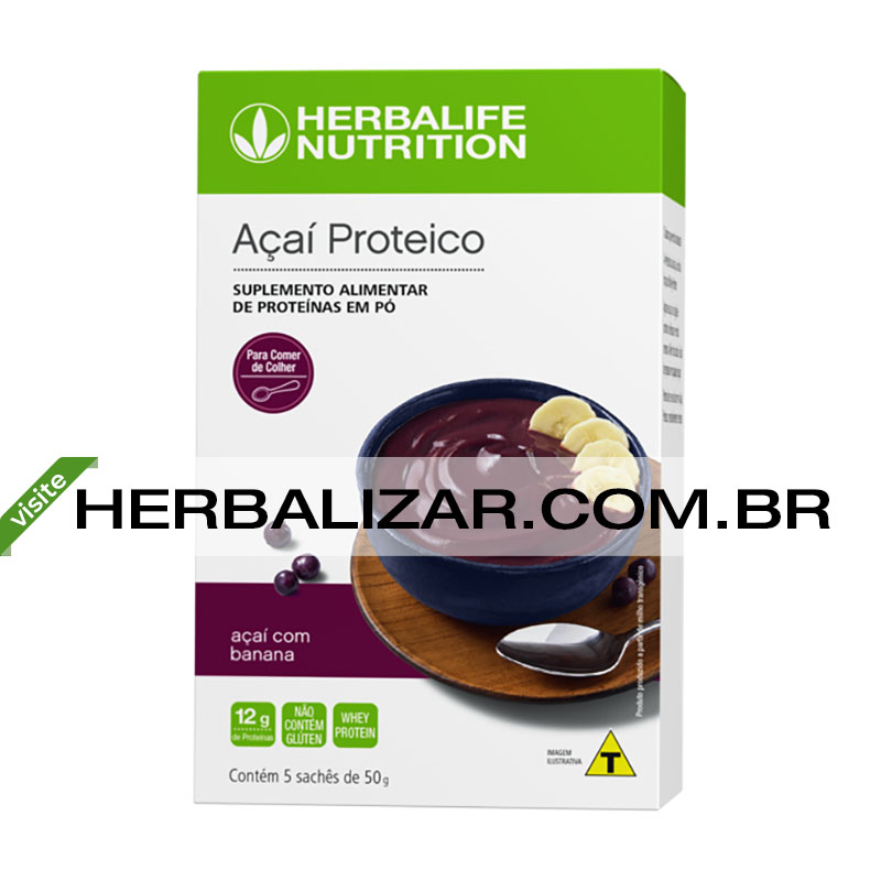 Suplemento alimentar com 12g de proteínas, Whey Protein, fibras e vitamina E.
